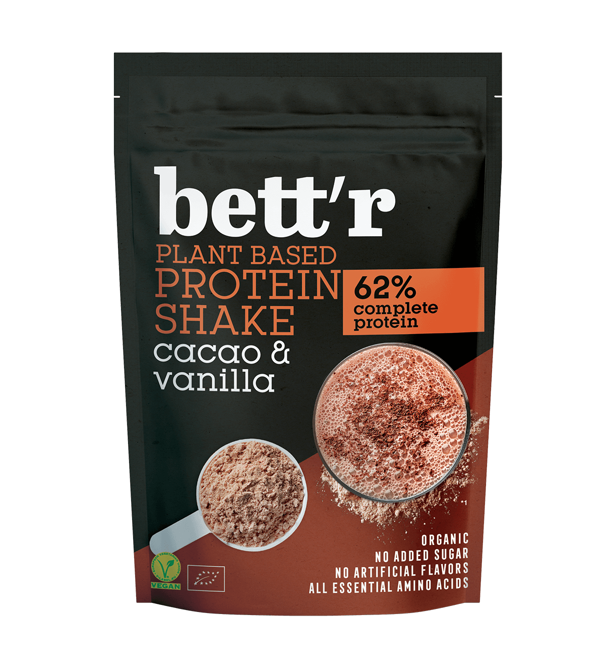 BIO Protein Shake Cacao and Vanilla, (500g) – bettrfood