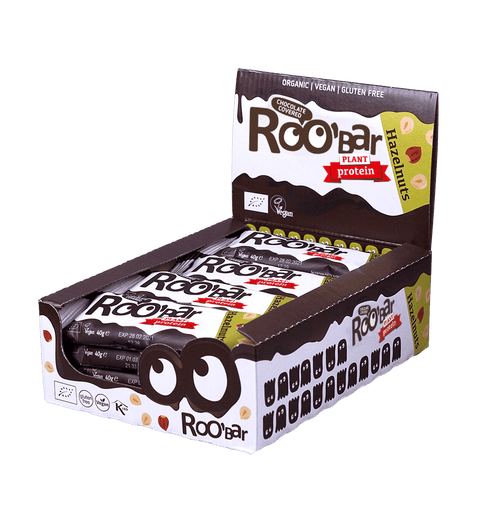 BIO Hazelnut Protein Bar Covered With Chocolate