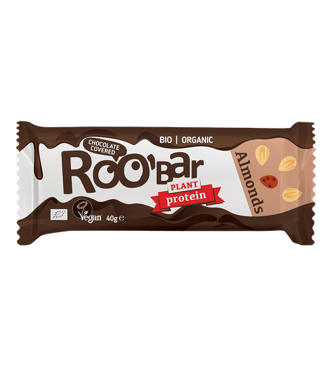 BIO Almond Protein Bar Covered With Chocolate
