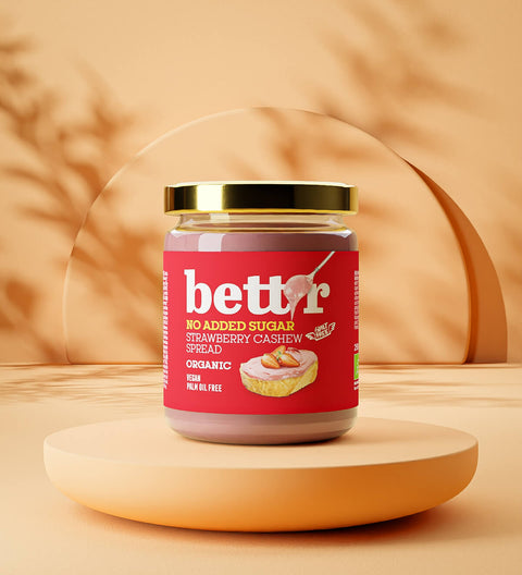 BIO Strawberry Cashew Spread, No Added Sugar