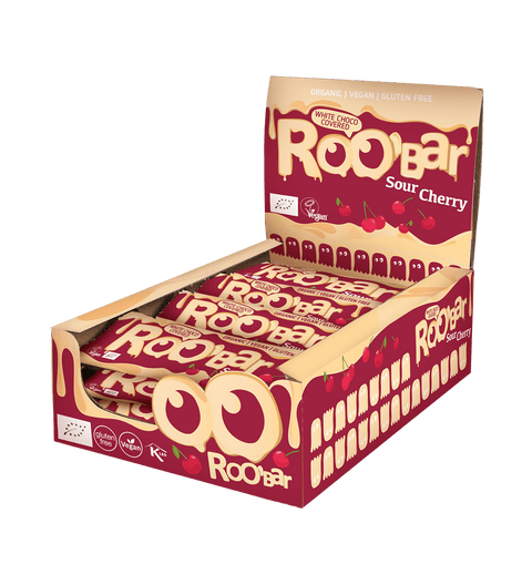 BIO White Chocolate Covered Sour Cherry Bar