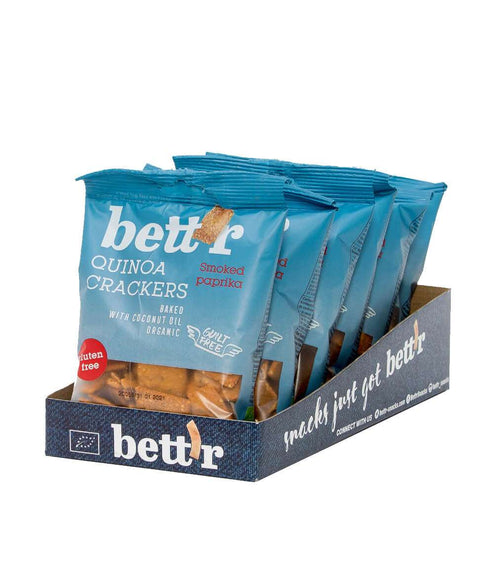 Bio Quinoa Crackers Smoked Paprika