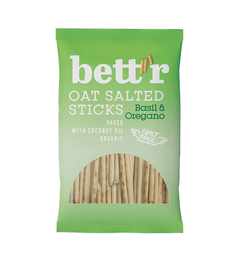 BIO Hafer Salzstangen mit Basilikum & Oregano