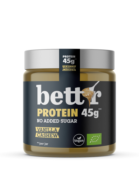 BIO Proteinaufstrich mit Cashew und Vanille, ohne Zuckerzusatz