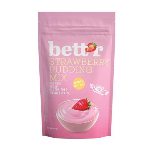 Bio Erdbeer Pudding Mix
