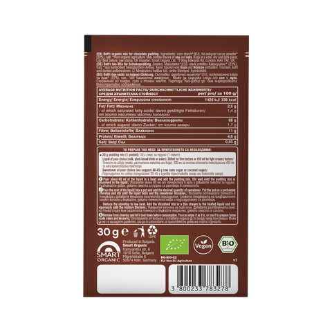 Bio Mix für Schokoladenpudding Sachet