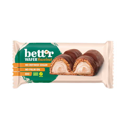 Bio Wafer bar cu cremă de alune