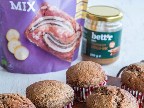 Banana Muffins for School (Gluten-Free & Vegan)