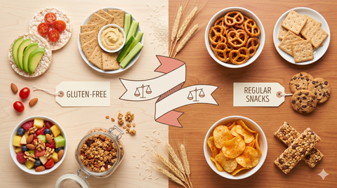 Gluten-Free vs. Regular Snacks: Real differences in ingredients and nutritional values