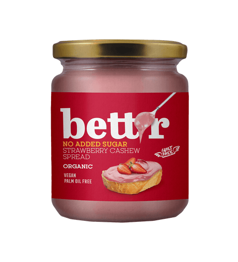 BIO Erdbeer-Cashew-Aufstrich, ohne Zuckerzusatz