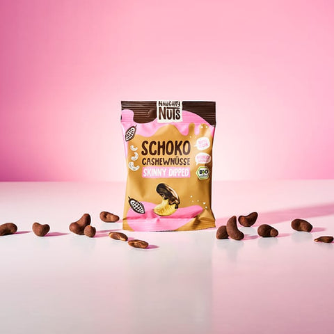 Bio Chocolate Cashews Skinny Dipped, Naughty Nuts