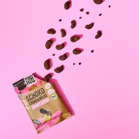 Bio Chocolate Cashews Skinny Dipped, Naughty Nuts