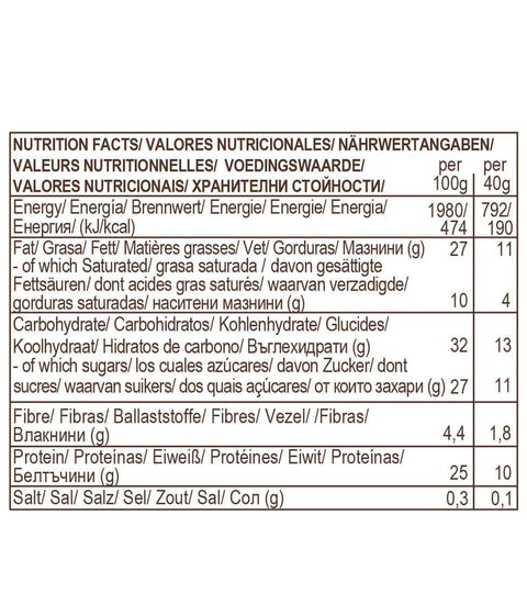 Bio Protein Choc Chip & Haselnüsse Riegel