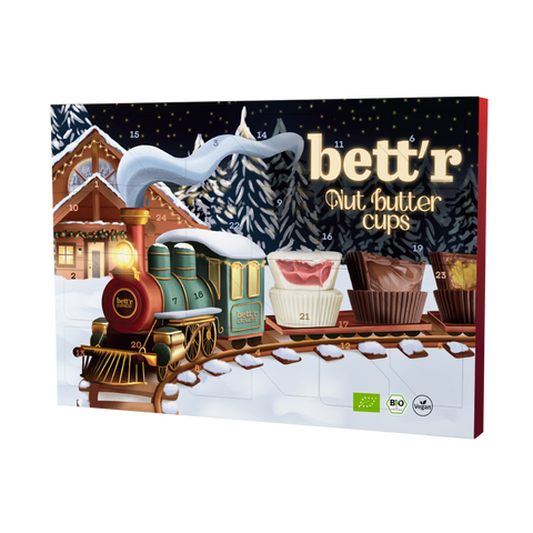 Bio Bett'r Christmas Advent Calendar with Nut butter cups