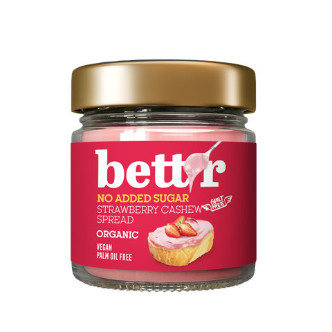 BIO Strawberry Cashew Spread, No Added Sugar