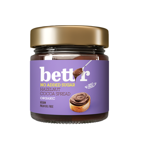 BIO Hazelnut Cocoa Spread, No Added Sugar