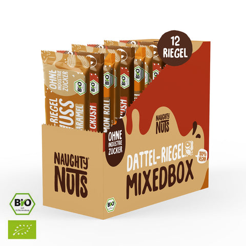 BIO Nut butter and date bars mixed box