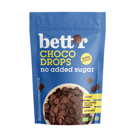 BIO Choco drops, no added sugar