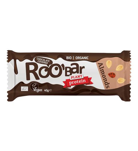 BIO Almond Protein Bar Covered With Chocolate
