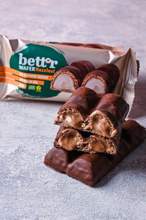 Bio Wafer bar with hazelnut cream