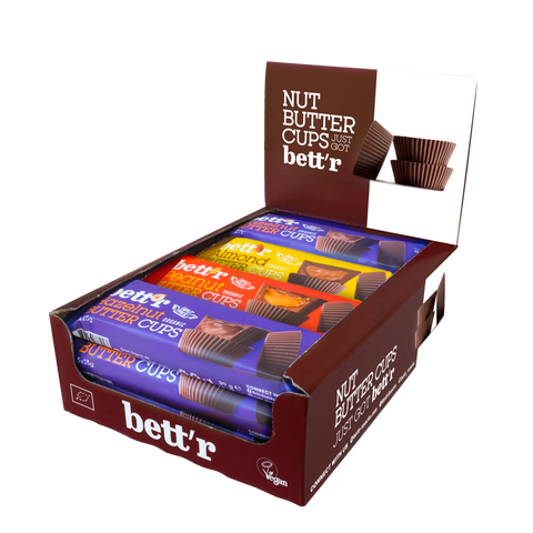TryMe Nut Butter Cups Mix Box - Hazelnut, Almond and Peanut
