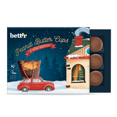 Bio Christmas Box of Peanut Nut Butter Cups