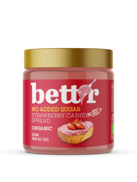 BIO Strawberry Cashew Spread, No Added Sugar