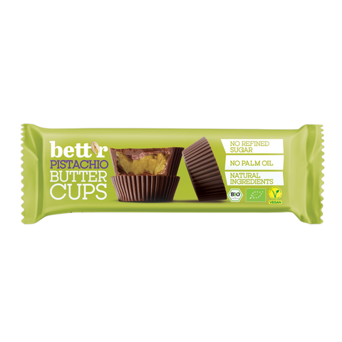 Bio Mix Box Bett'r Nut butter cups with Pistachio and Strawberry