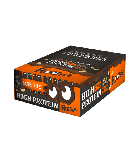 BIO High Protein Chocolate Covered Bar with Peanuts