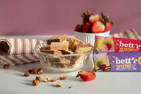 BIO Wafer with Hazelnut Cacao Cream, No Added Sugar