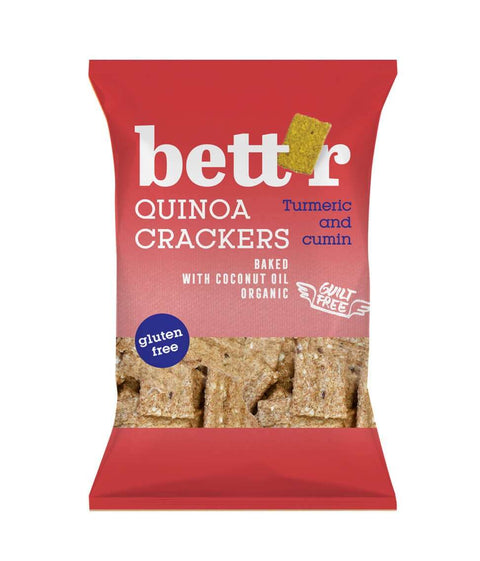 Bio Quinoa Crackers Turmeric & Cumin