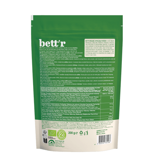 BIO Grünes Spirulina-Pulver