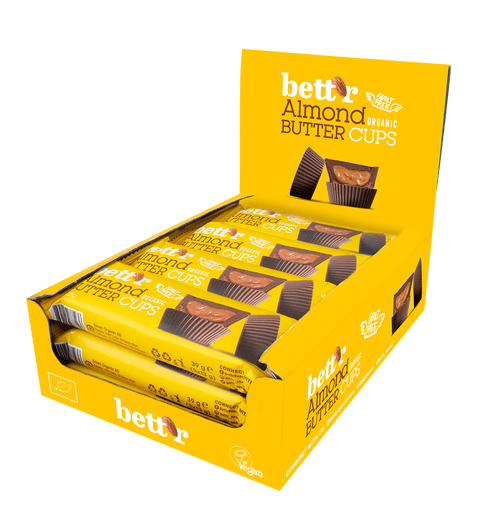 BIO Nutbutter Cups mit Mandelcreme