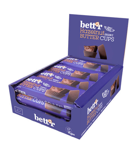 BIO Haselnussbutter Cups