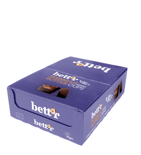 BIO Haselnussbutter Cups