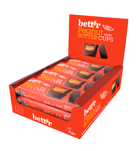 Bio Nutbutter Cups mit Erdnusscreme