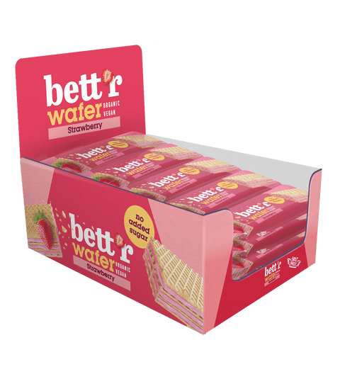 BIO Waffel mit Cashew-Erdbeer-Creme, ohne Zuckerzusatz