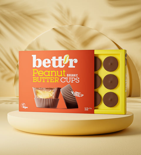 Bio Box Nutbutter Cups mit Erdnusscreme