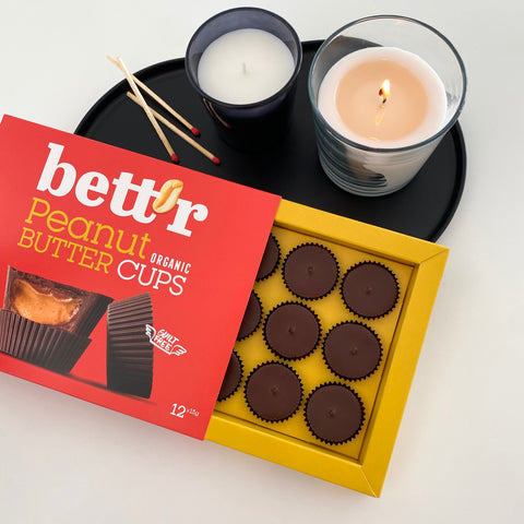 Bio Box Nutbutter Cups mit Erdnusscreme