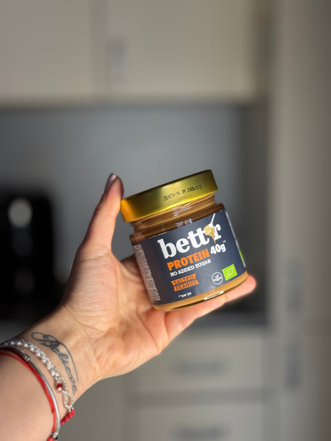 BIO Proteinaufstrich mit gesalzener Erdnuss, ohne Zuckerzusatz