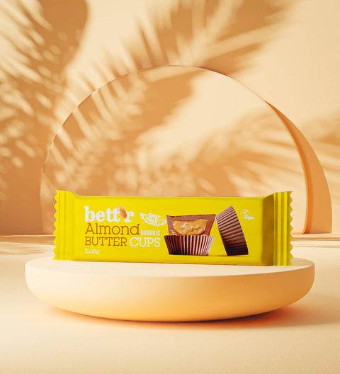 BIO Nutbutter Cups mit Mandelcreme