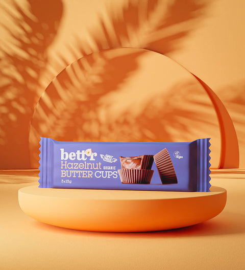 BIO Haselnussbutter Cups