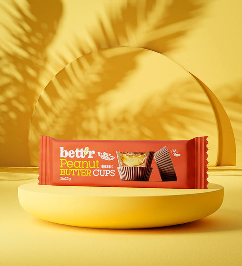 Bio Nutbutter Cups mit Erdnusscreme