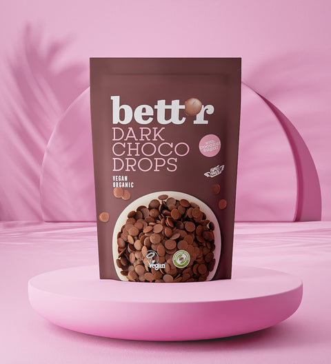 BIO CHOCO DROPS Dunkel, 66% peruanischer Kakao