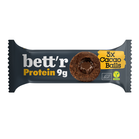 Bio Proteinballs mit Kakaofüllung