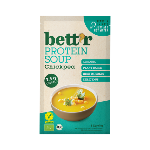 Bio Proteinsuppe mit Kichererbsen