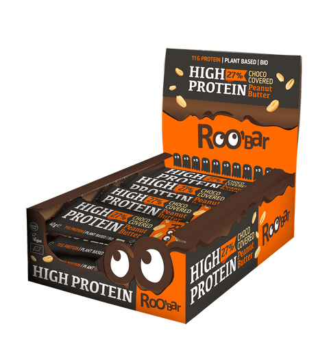 BIO High Protein Schokoriegel mit Erdnüssen