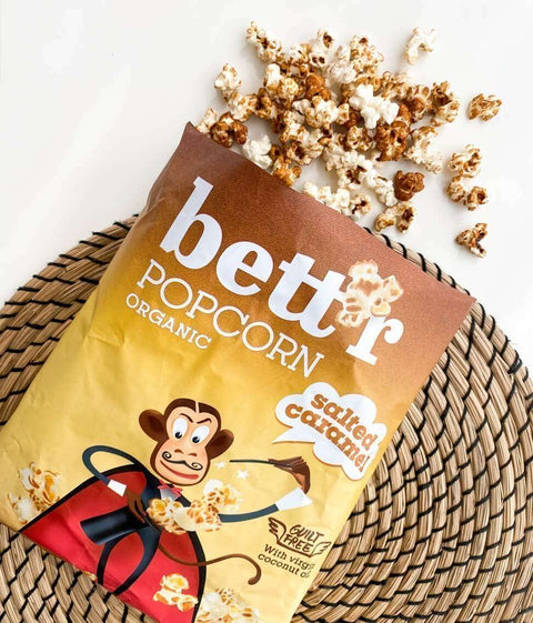 Bio Popcorn gesalzenes Karamell