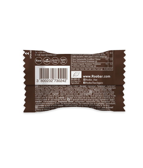 Bio Cacao & Maca Ball mit Lebendkulturen