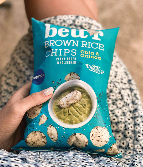 Bio-Braune-Reis-Chips Chia & Quinoa